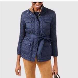 J.McLaughlin | Women’s The Slayton Quilted Jacket in navy blue Size Medium
